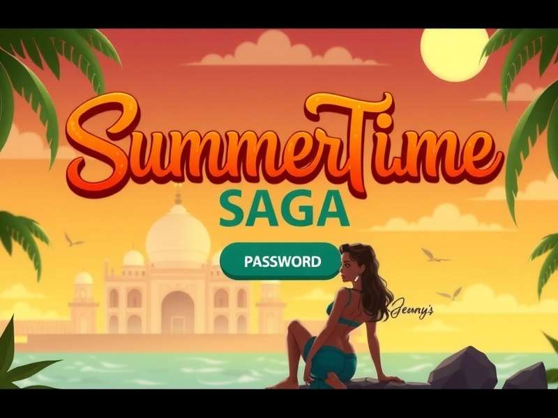 Summertime Saga Jenny password screen screenshot