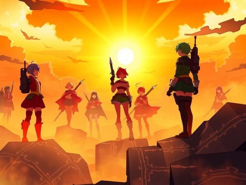 Tanya Degurechaff commanding the 203rd Aerial Mage Battalion in Season 2