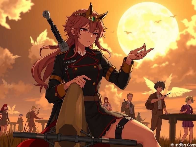 Saga of Tanya the Evil Movie poster showing Tanya in military uniform