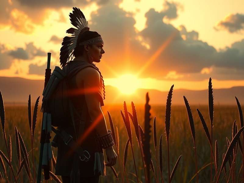 Gameplay screenshot of Horizon: An American Saga showing a scenic landscape