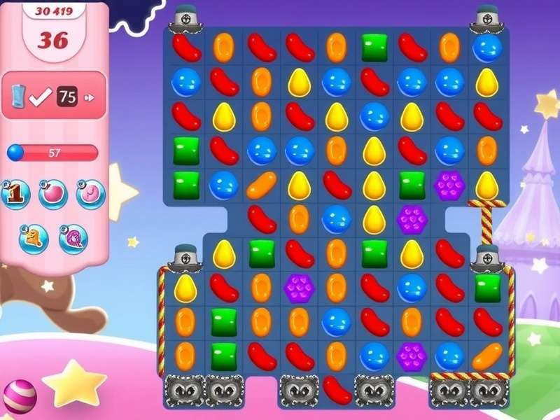 Candy Crush Saga Cheat Engine Interface showing booster activation
