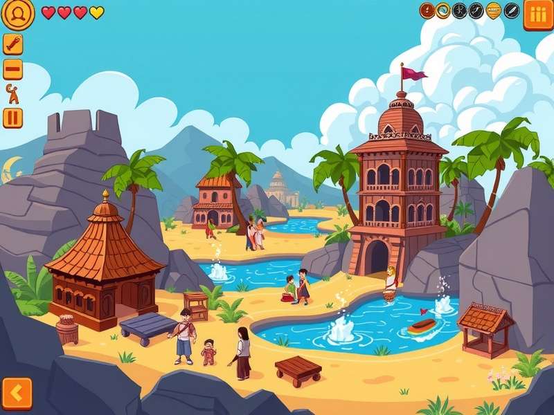 Summertime Saga gameplay map showing locations and character icons