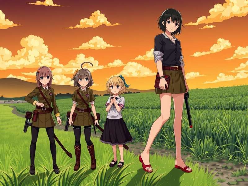 Saga of Tanya the Evil Anime Art - Tanya Degurechaff in military uniform