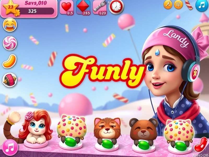 A person wearing headphones immersed in music, representing the audio focus of Candy Crush Saga