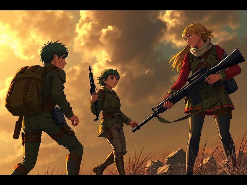 Saga of Tanya the Evil key visual showing Tanya Degurechaff in military uniform