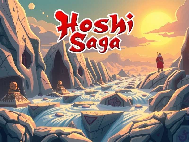 Visual walkthrough map for Hoshi Saga levels 6 to 15