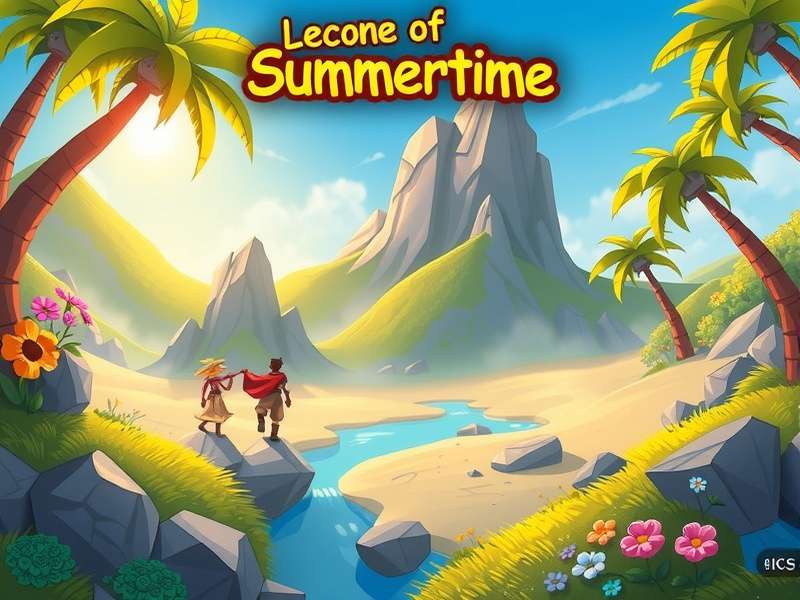 Summertime Saga game characters collage showing Jenny, Eve, and Debbie