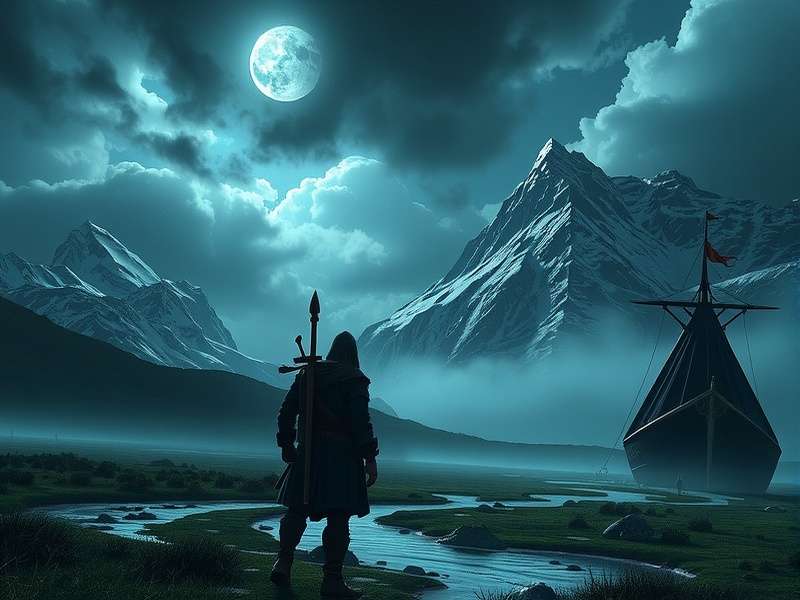 Thorfinn standing in wheat field Vinland Saga PC wallpaper