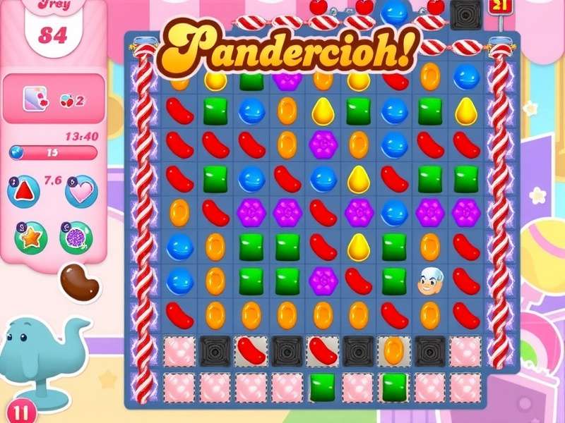 Candy Crush Saga running on multiple devices - phone, tablet, and PC