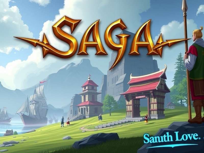 Saga Game main gameplay screenshot showing combat and UI