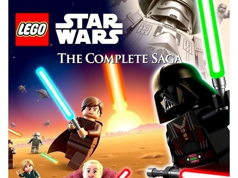 Screenshot of a mod for LEGO Star Wars The Complete Saga showing custom characters
