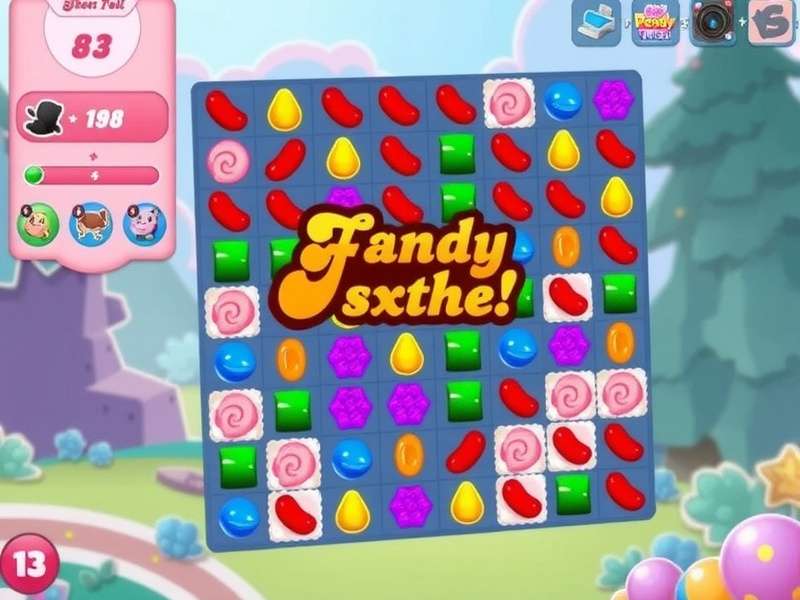 Candy Crush Saga Apk gameplay and boosters collage