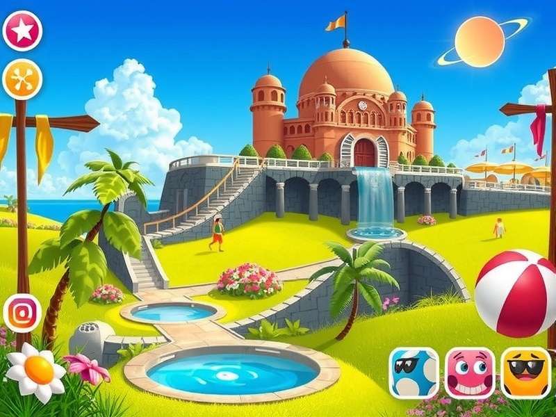 Summertime Saga gameplay collage featuring characters and scenarios