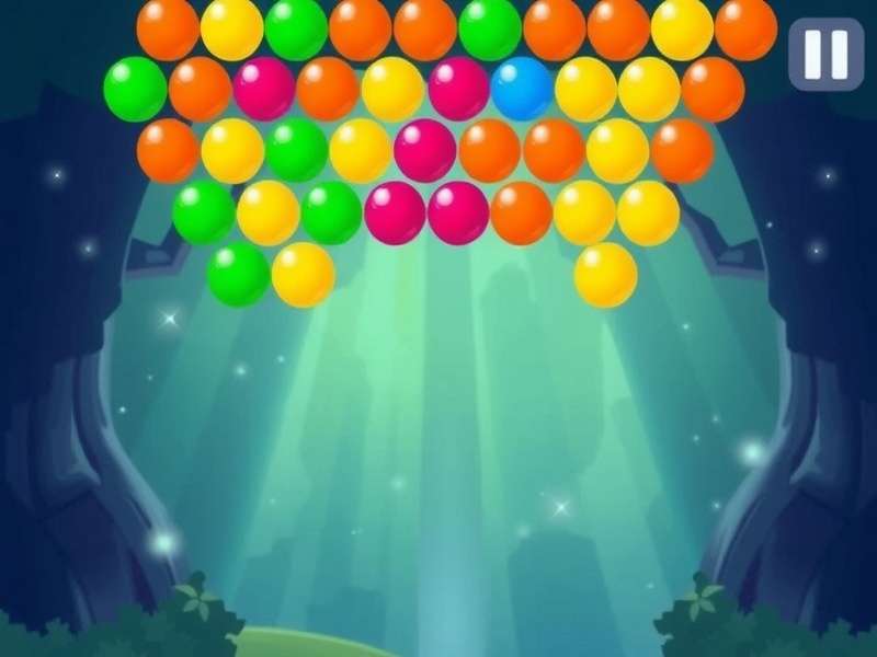 Bubble Saga 2 Game gameplay screenshot showing colorful bubbles and Indian-themed arena